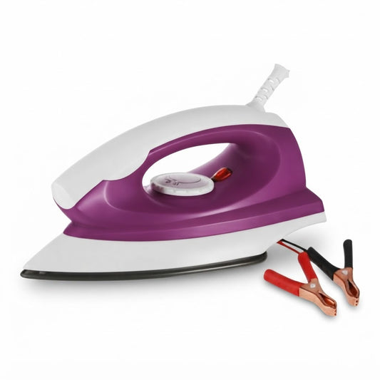 Plancha Winning Star ST-5009 100W Lila y Blanco sobre fondo blanco