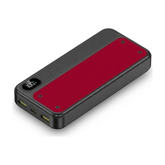 POWER BANK 20.000MAH KCP-635 NEGRO sobre fondo blanco