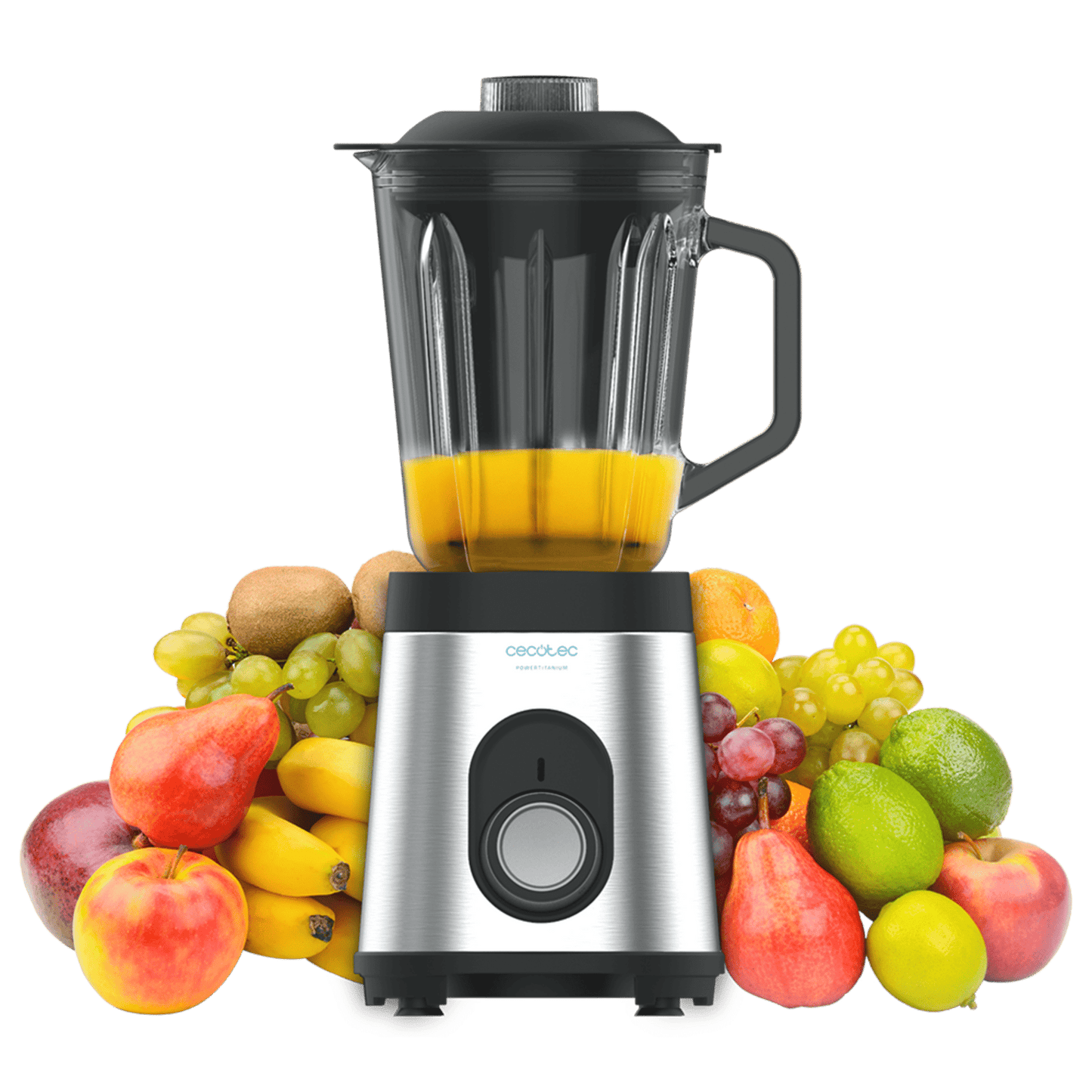 Licuadora Power Black Titanium 1000 Inox