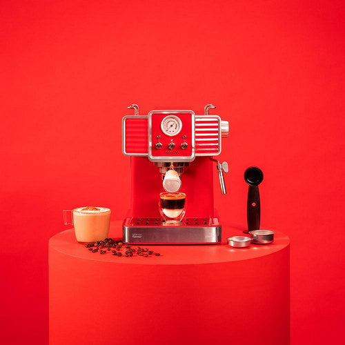 Cafetera Power Espresso 20 Tradizionale Light Red