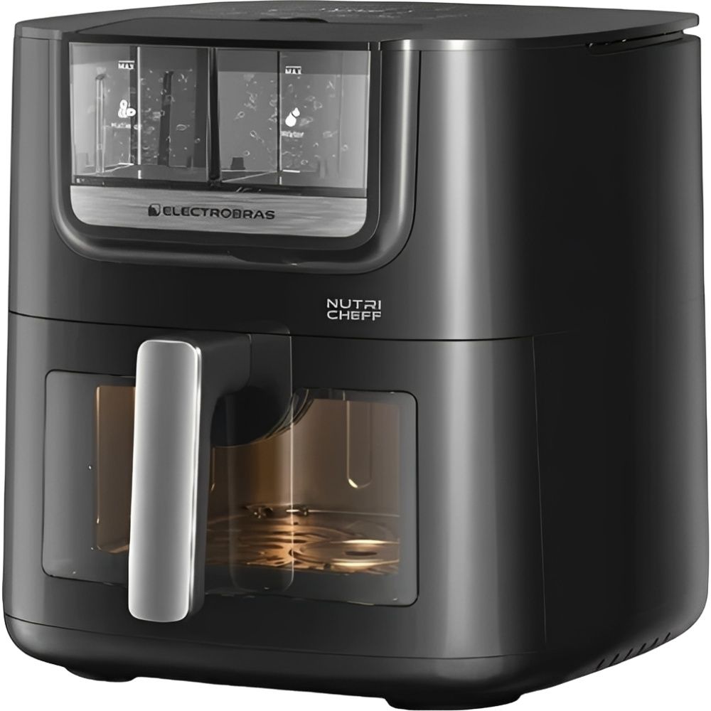 Air Fryer Digital Nutri Cheff - 7.5L Funcion Inteligente de Cocción en Aerosol (agua & Aceite) Electrobras