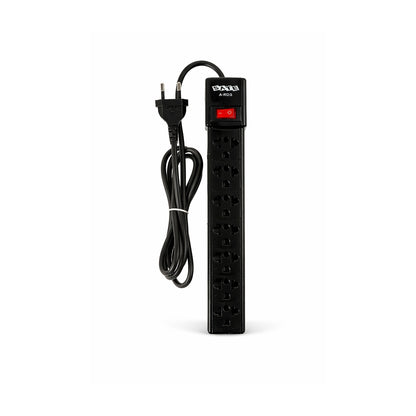 Prolongador Eléctrico SATE A-R05 6 Tomas con Interruptor de SATE, producto centrado sobre fondo blanco