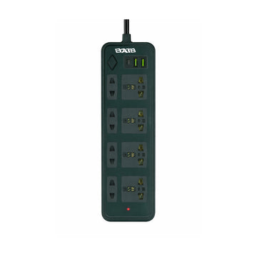 Prolongador Eléctrico SATE A-R282U 2m 8 Tomas con USB 2500W