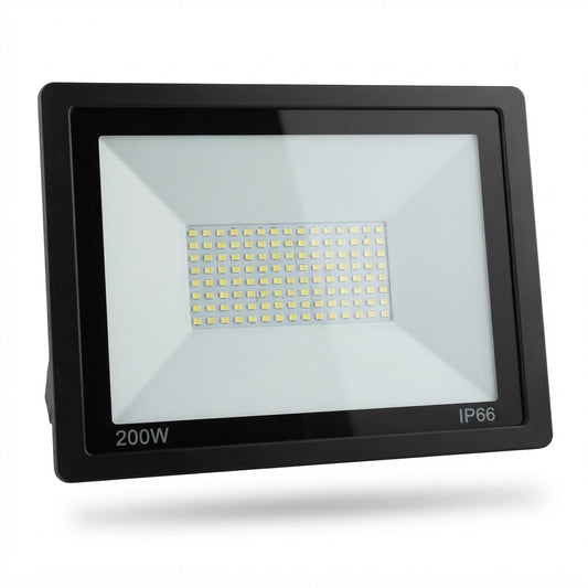 Reflector LED JT-XPG200W 200W IP66 Bivolt sobre fondo blanco
