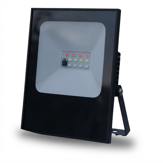 Reflector LED RGB JT-JGRGB20W 20W IP66 sobre fondo blanco