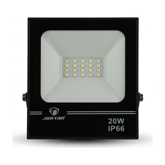 Reflector LED SATE JT-JG20W 20W IP66 Bivolt 6500K para Exterior sobre fondo blanco
