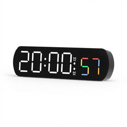 Reloj Digital AC- Negro, vista de producto sobre fondo blanco