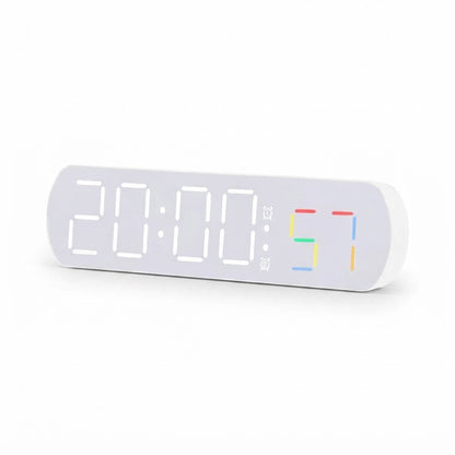 Reloj Digital Satellite AC-T6884 Blanco sobre fondo blanco