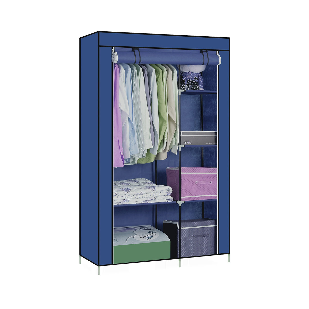 ROPERO DECOTEAM AZUL 105*45*170CMS DDR-005 de Decoteam, producto centrado sobre fondo blanco