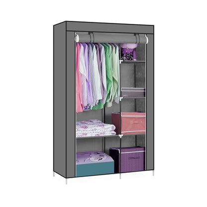 ROPERO DECOTEAM GRIS 105*45*170CMS DDR-005 de Decoteam, producto centrado sobre fondo blanco