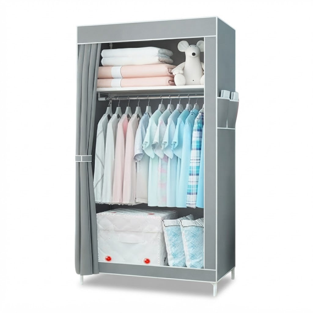 Ropero de tela WACO 8870 color Gris