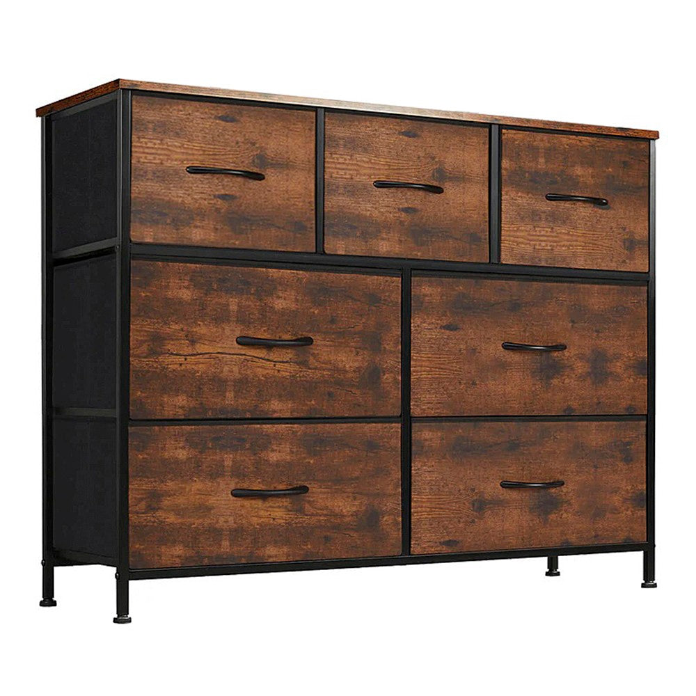 Comoda 7 Cajones Decoteam DDC-038 Madera