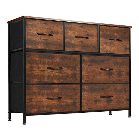 Comoda 7 Cajones Decoteam DDC-038 Madera