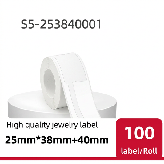 Etiqueta Térmica para Joyería mancuerna 25x38+40 mm SATE S5-253840001