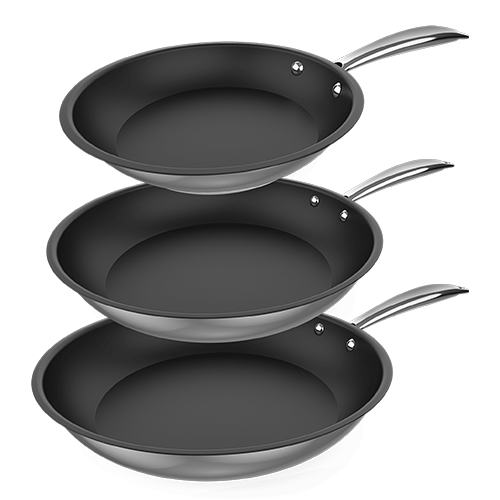 Set De Sartenes Polka Classy 20-24-28 Bucket Steel