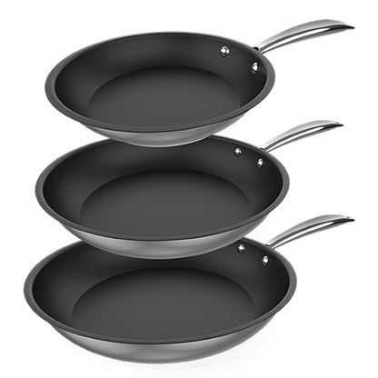 Set De Sartenes Polka Classy 20-24-28 Bucket Steel