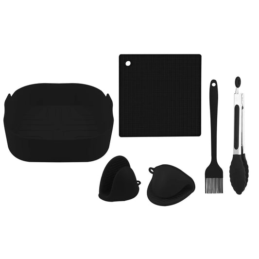Set de 6 Utensilios de Silicona para Freidora de Aire CROiX
