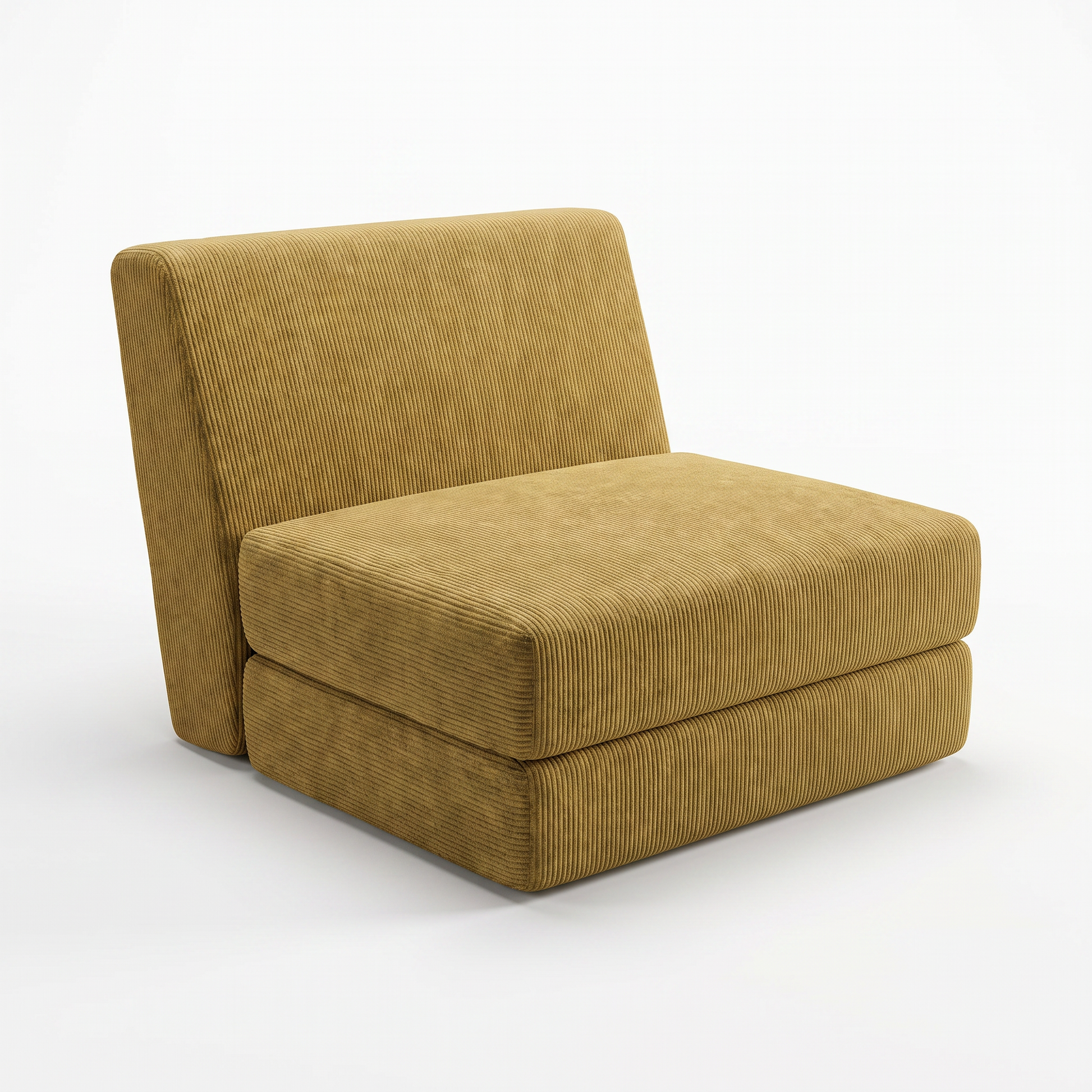 Sillón individual de pana mostaza SATE 003-SF00801H