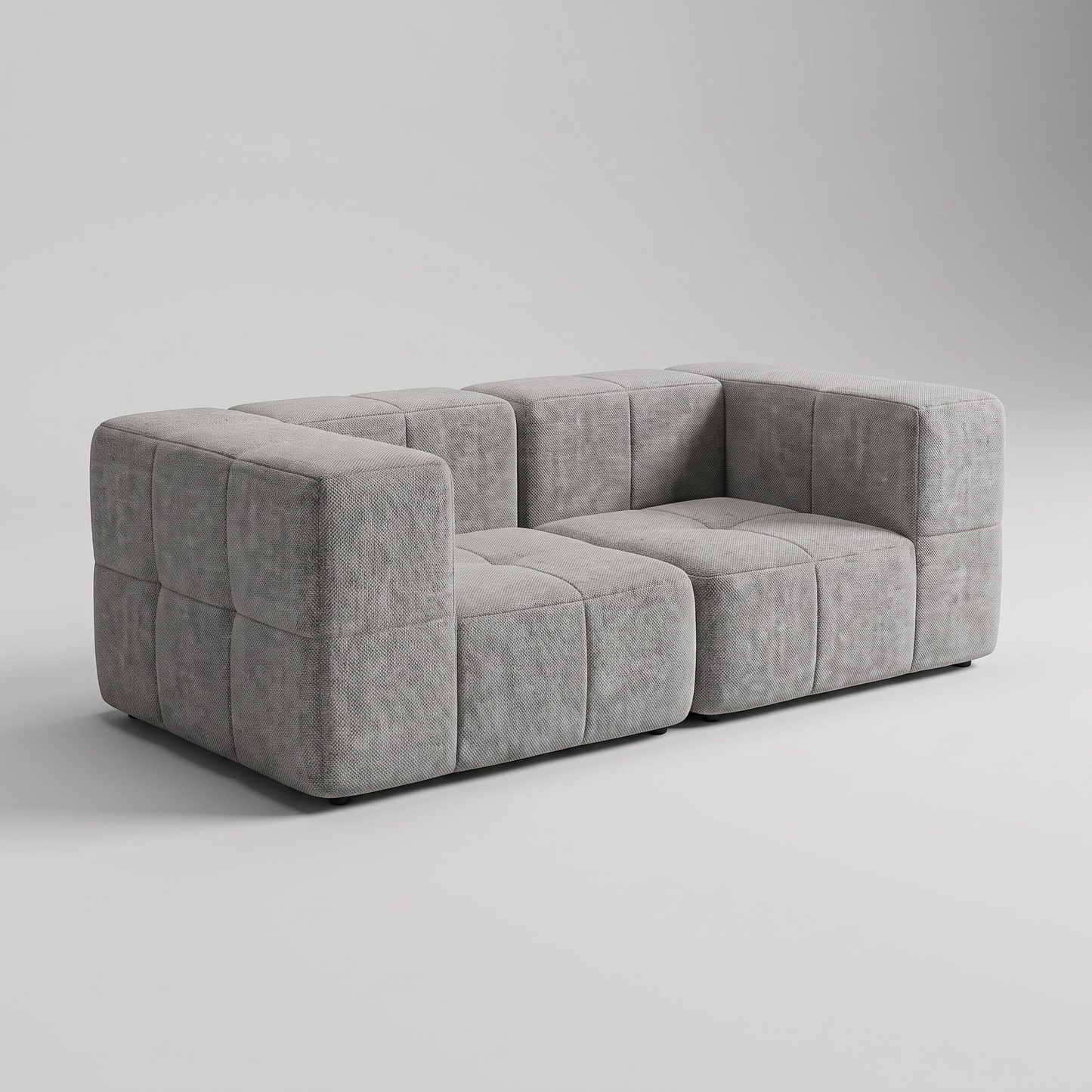 Sofá modular 2 cuerpos gris SATE 003-SF01201L