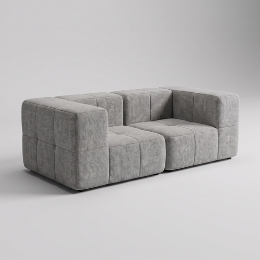 Sofá modular 2 cuerpos gris SATE 003-SF01201L