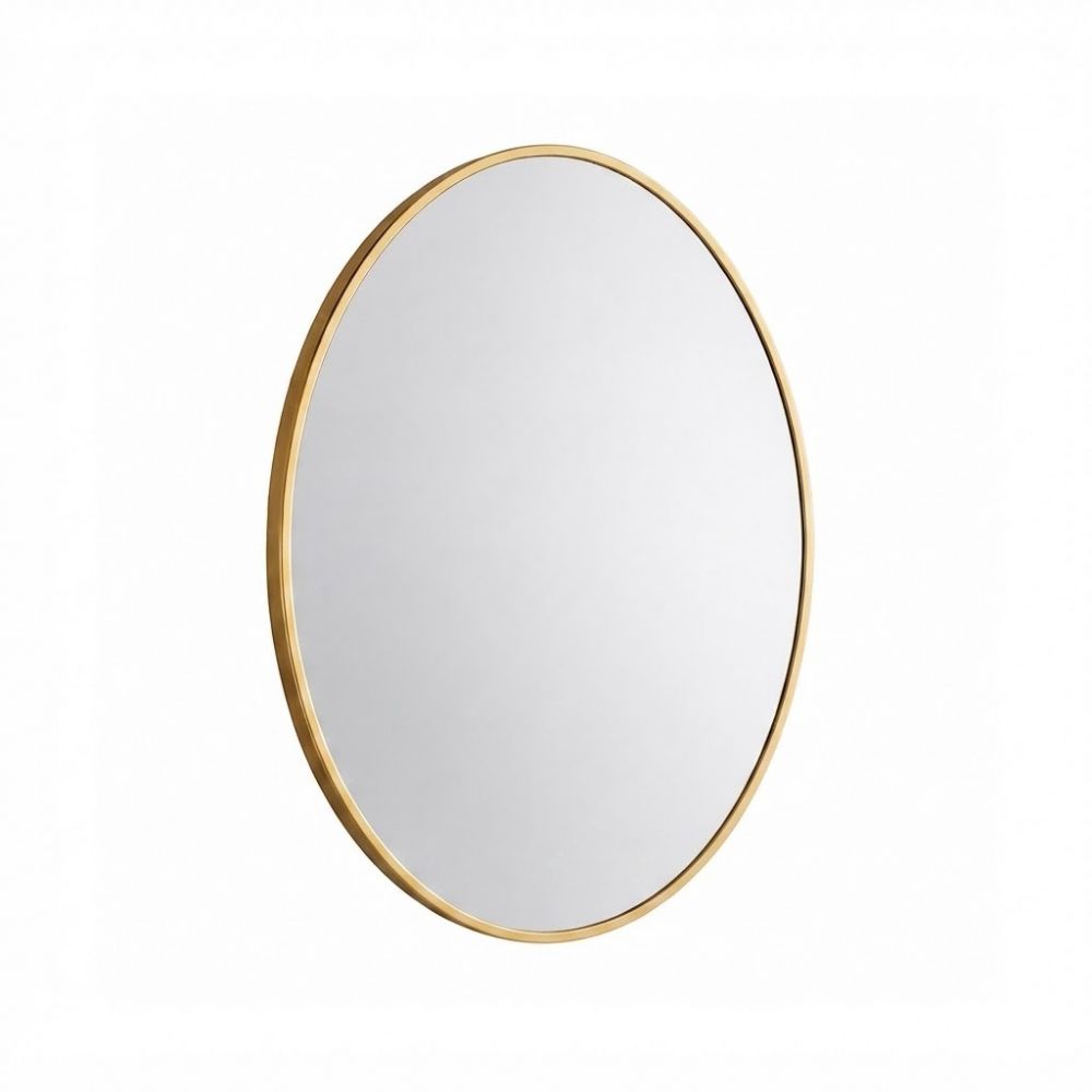 Espejo Colgante Flexible 011-M30301GR 30x30 cm Borde Dorado
