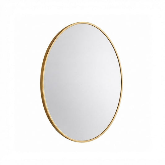 Espejo Colgante Flexible 011-M30301GR 30x30 cm Borde Dorado