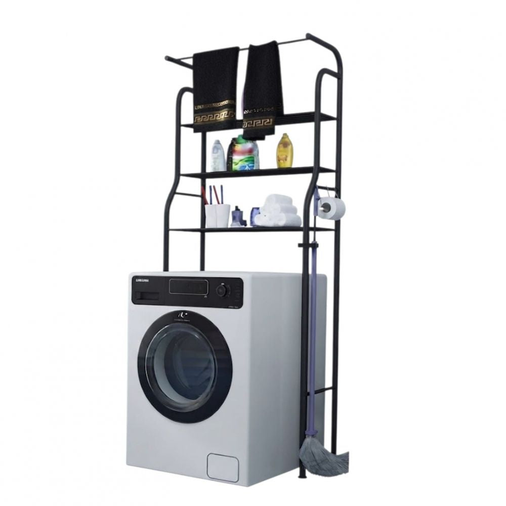 Estante Organizador para Lavandería SATE TE-1081 Negro