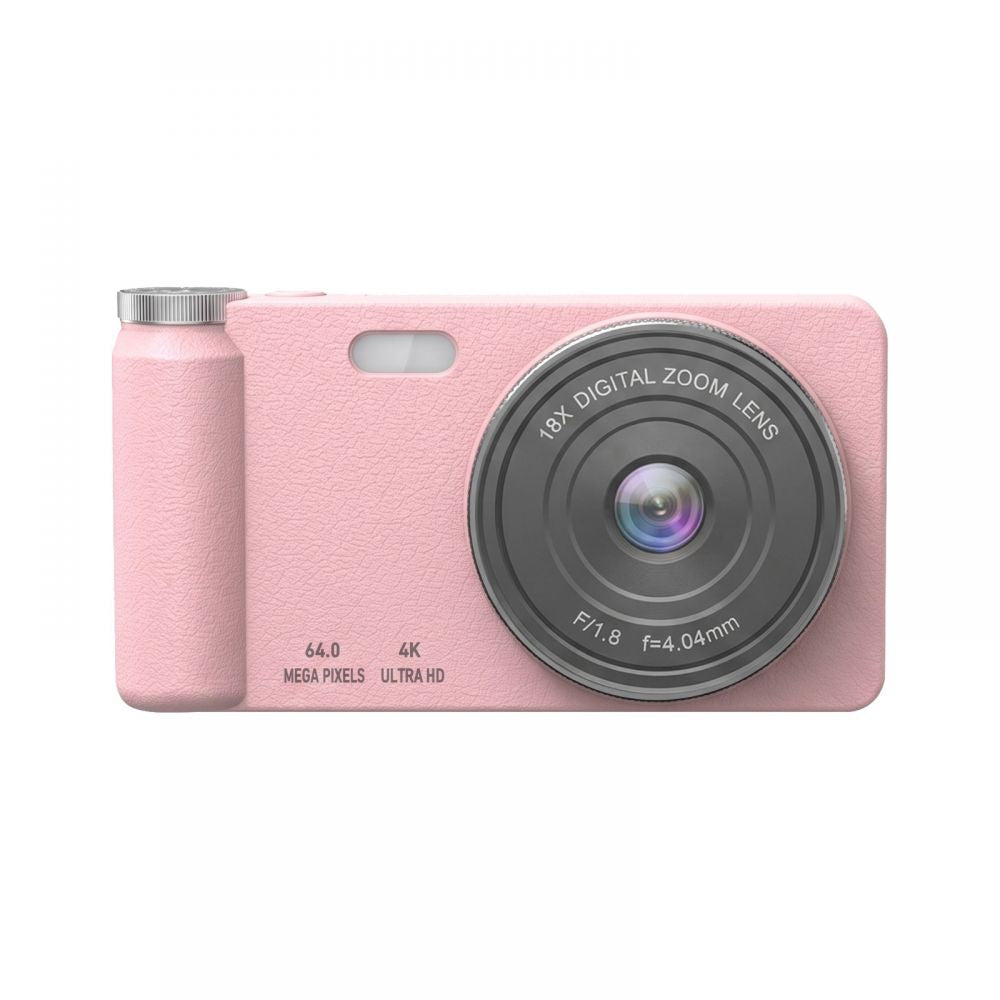 Cámara digital SATE A-DV974 4K UHD 64MP color rosado