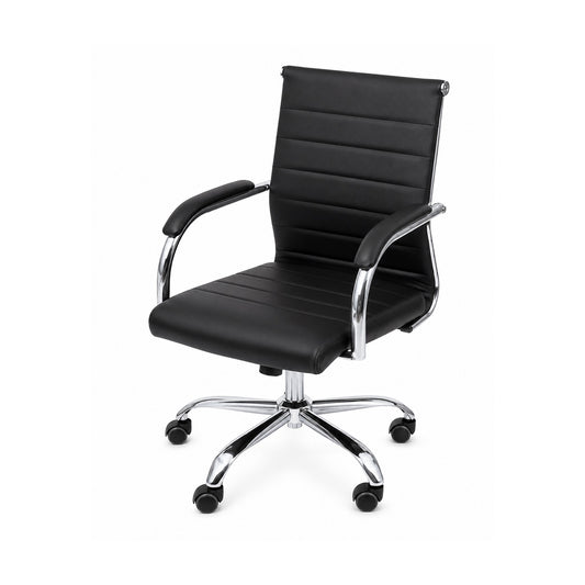 Silla de oficina LEVEL sobre fondo blanco, foto de producto completa y centrada