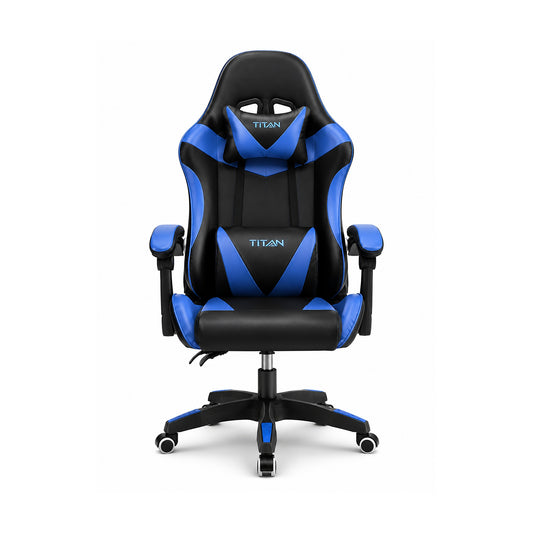 Silla Gamer EMPOLI EM-G02 sobre fondo blanco, foto de producto completa y centrada