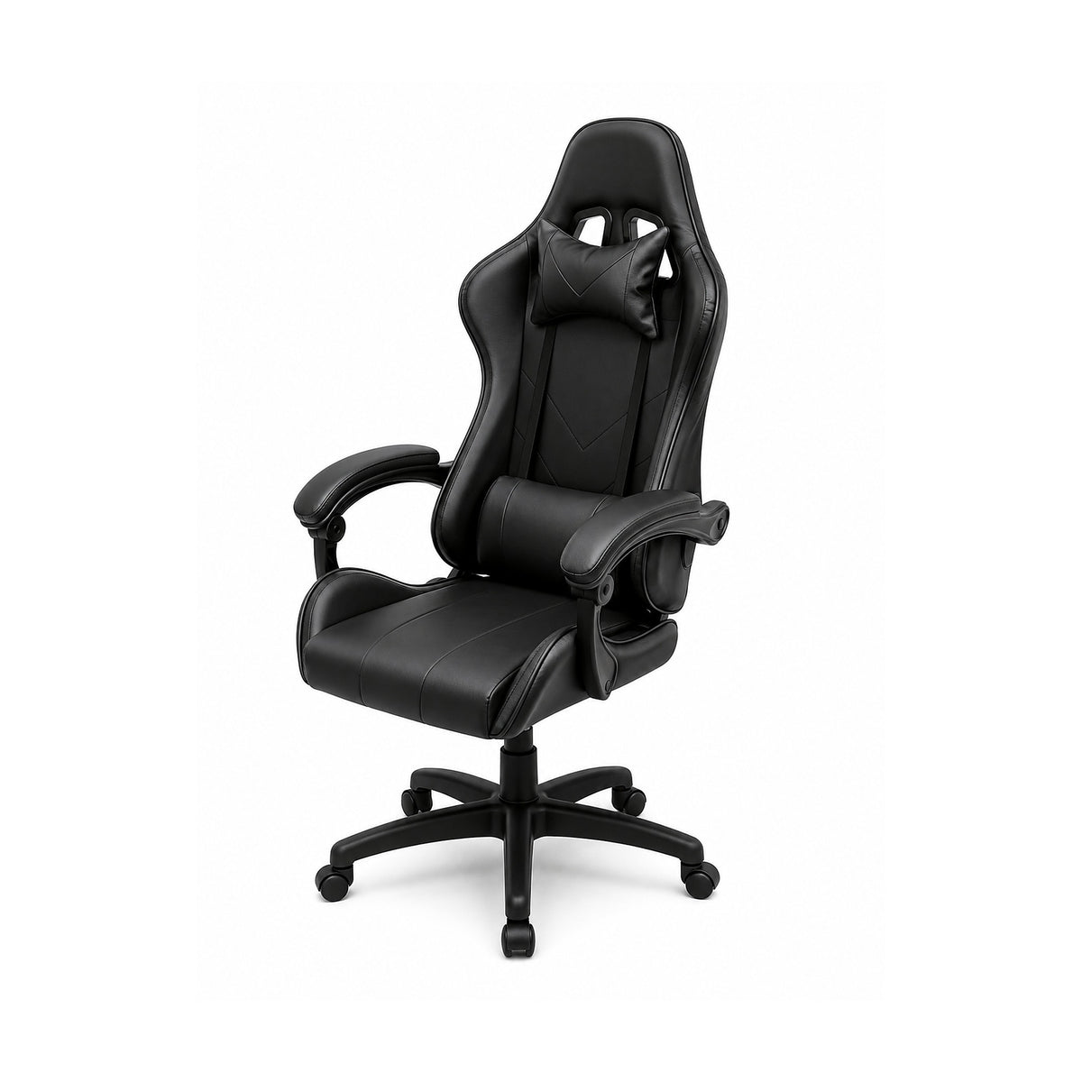 Silla Gamer Panther Level Negra con Sistema Relax de LEVEL, producto centrado sobre fondo blanco