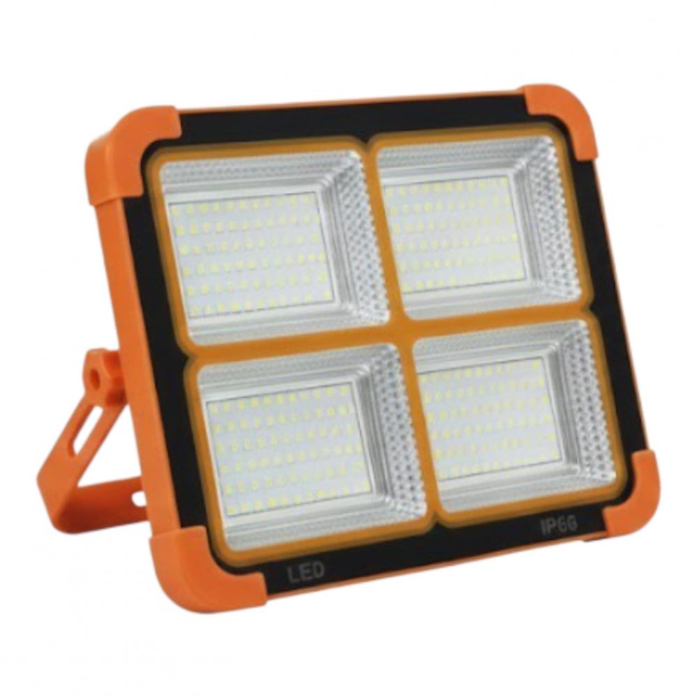 Reflector solar LED A-FL1103 300W naranja y negro