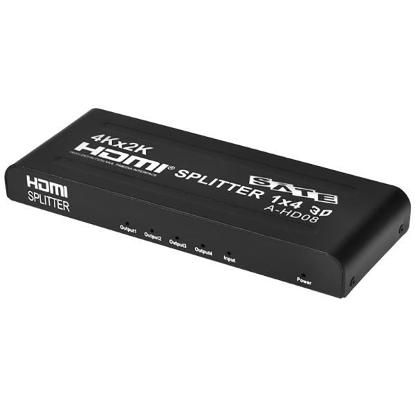HDMI Splitter 4 puertos 4K Ultra HD A-HD08