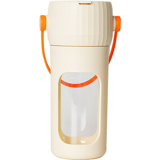 Licuadora Portátil Recargable USB SATE A-P27 color Naranja de 380 ml