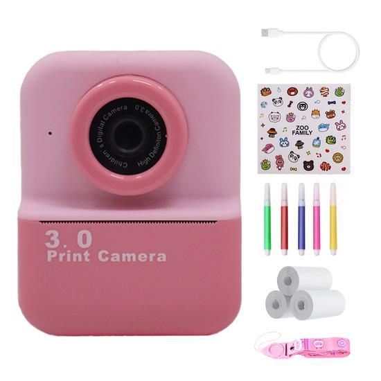 Cámara Infantil con Impresión A-DV936 – Rosado