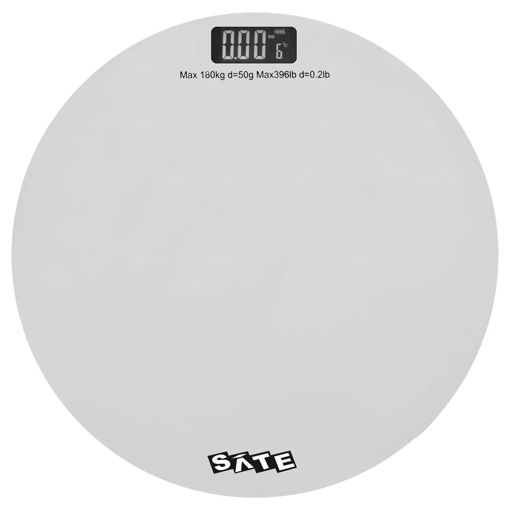 Balanza Digital A-WS8822 Blanca hasta 180 kg Vidrio Templado