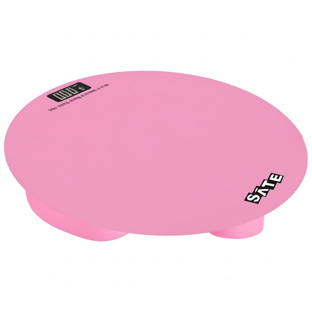 Balanza Digital A-WS8823 Rosada hasta 180 kg Vidrio Templado