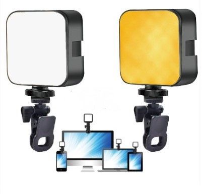 Luz LED tricolor SATE A-RMY83 para celular y monitor