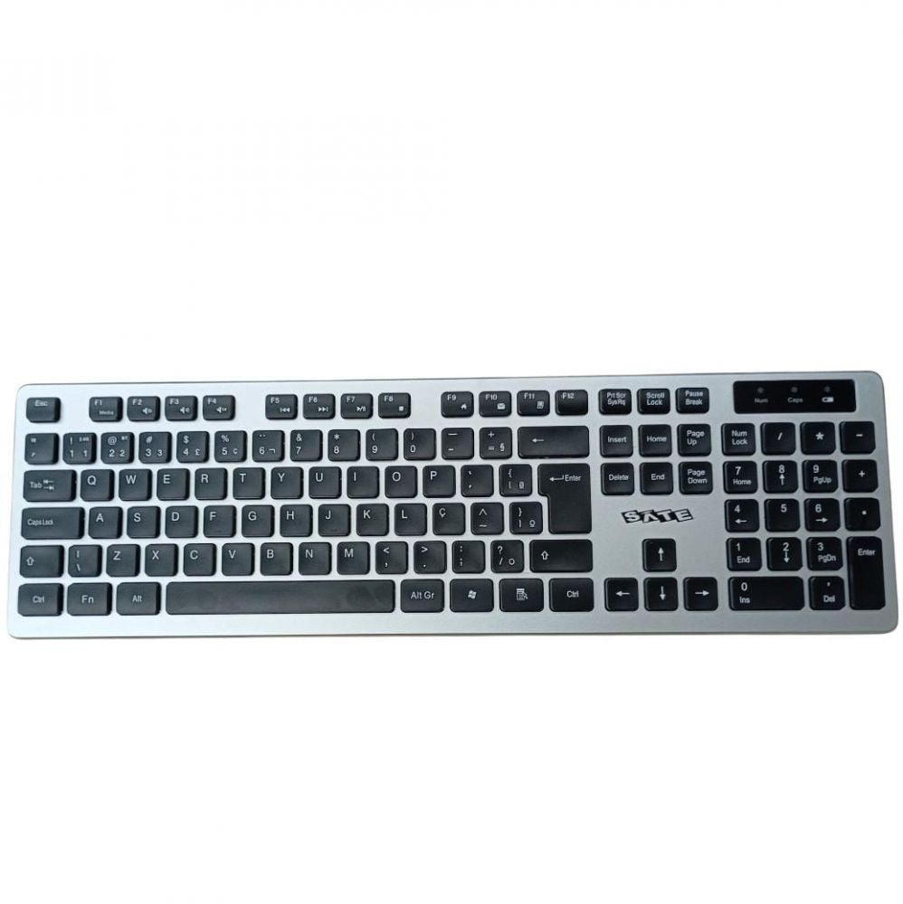 Teclado y Mouse Inalámbrico AK-761G Bluetooth + 2.4GHz Portugués
