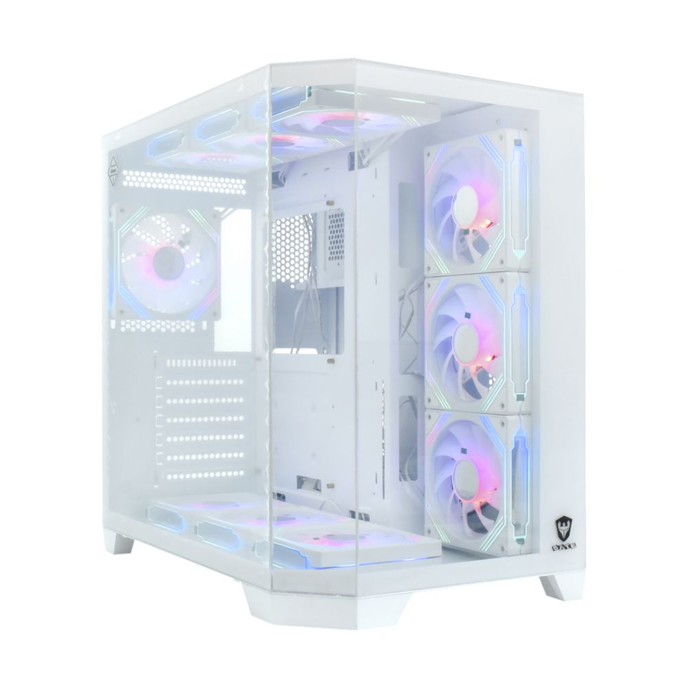 Gabinete Gamer ARGB-*10 Blanco K-905