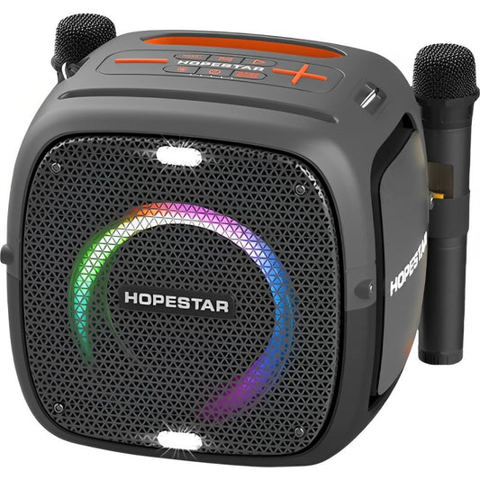 Speaker SATE Hopestar Party One HS-1324 portátil con luces LED