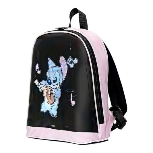 Mochila LED A-KP6096 rosada compacta con pantalla