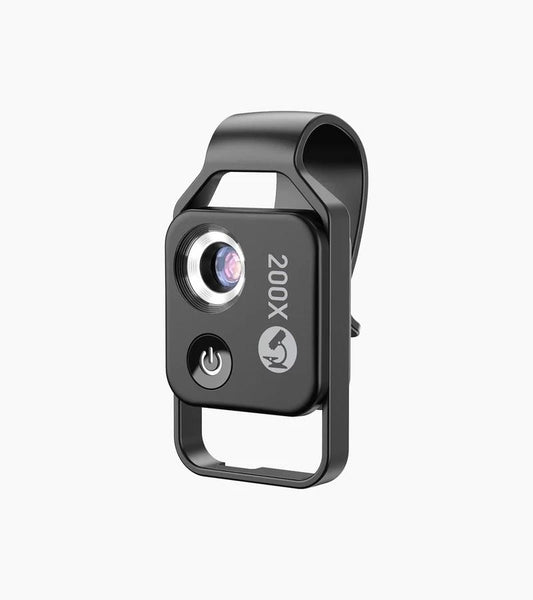 Lente zoom 200x para celular Apexel APL-MS002 con batería recargable