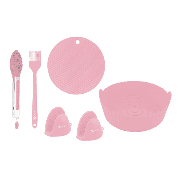 Set de Utensilios 6 Pcs Rosa Croix