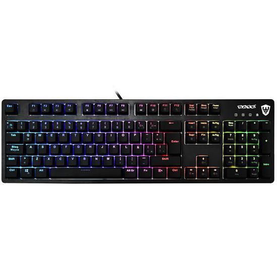 Teclado Gamer Mecánico Satellite K-62 USB RGB Layout Español - Negro