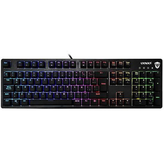 Teclado Gamer Mecánico Satellite K-62 USB RGB Layout Español - Negro