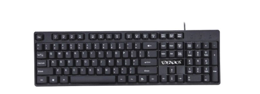 Teclado USB Básico SATE AK-921 color negro