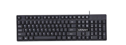 Teclado USB Básico SATE AK-921 color negro