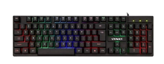 Teclado USB Multimedia SATE AK-891 de 104 teclas