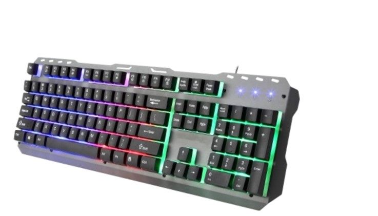 Teclado USB Multimedia LIGHT AK-851 Portugués 105 Teclas